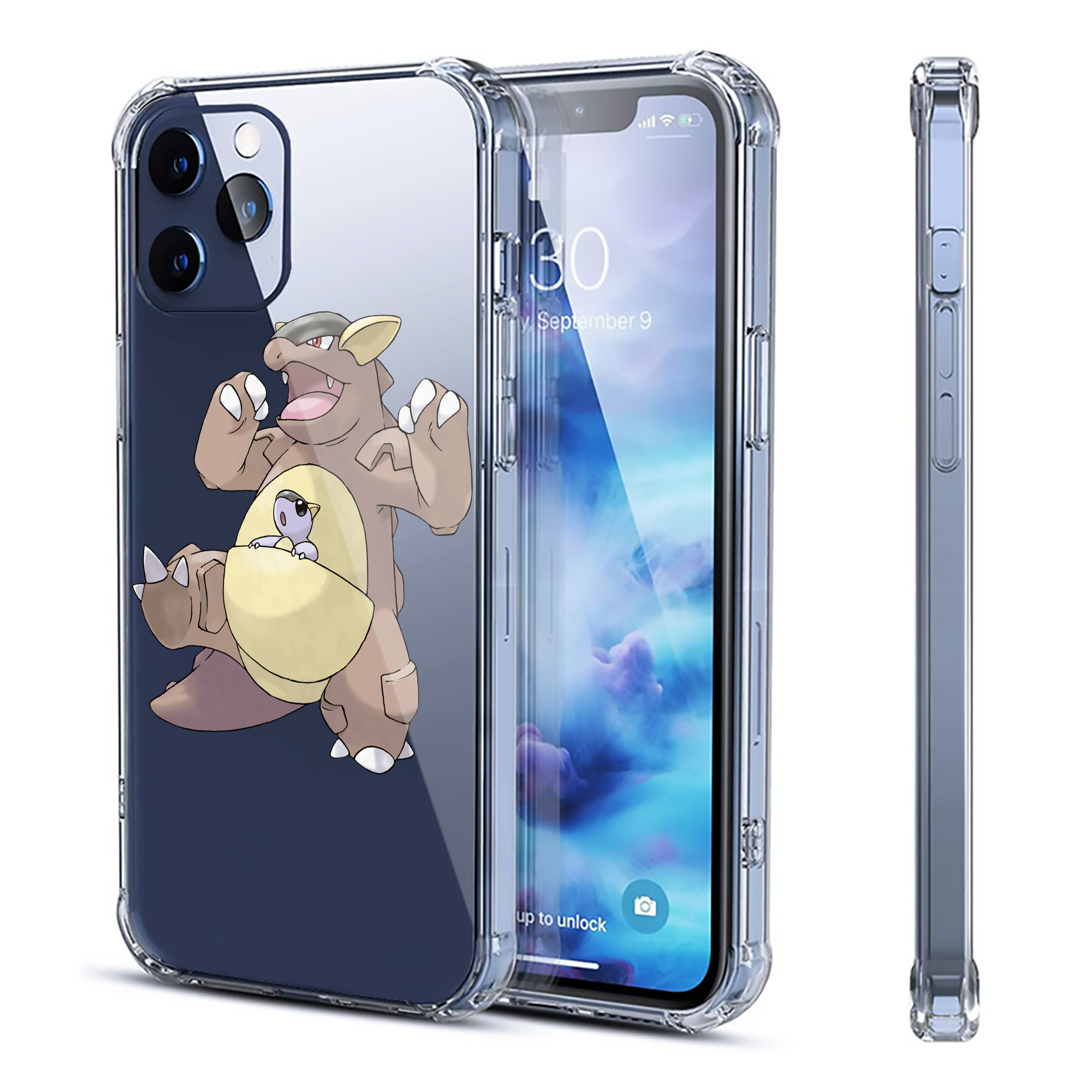 （画像用） ポケットモンスター Pokémon 【iPhone 12シリーズ対応】透明スマホケース（クリアソフトケース）